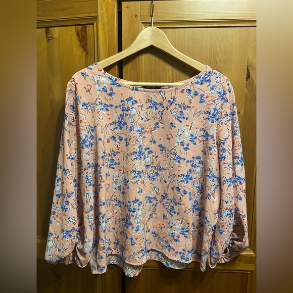 Pink Floral Blouse - Picture 1 of 4